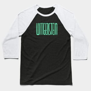 Philosopher Ludwig Wittgenstein Baseball T-Shirt